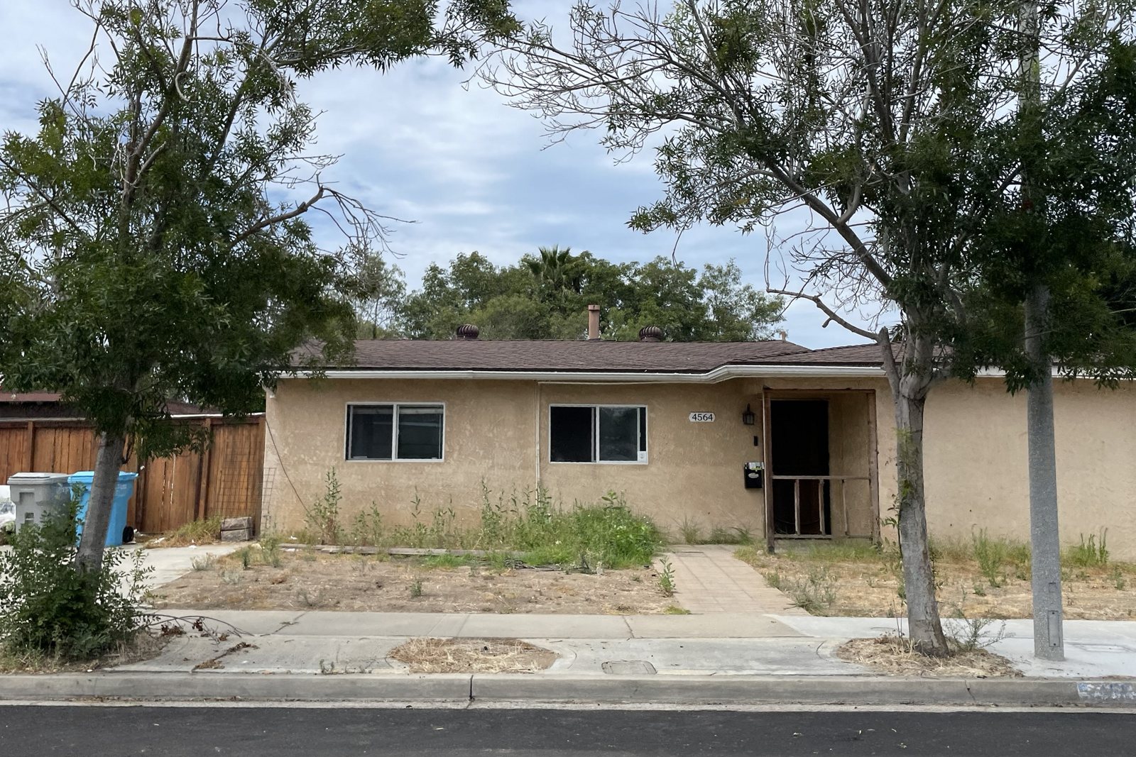 4564 Rolfe Rd, photographed from the street by neighborCRM
